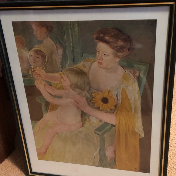 1897 Vtg Mary Cassatt “Mother and Child” Lithograph Baltimore Museum Of Fine Art - Picture 12 of 12